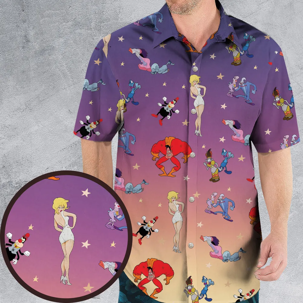 Cool World Cartoon Characters Hawaiian Shirt - 1
