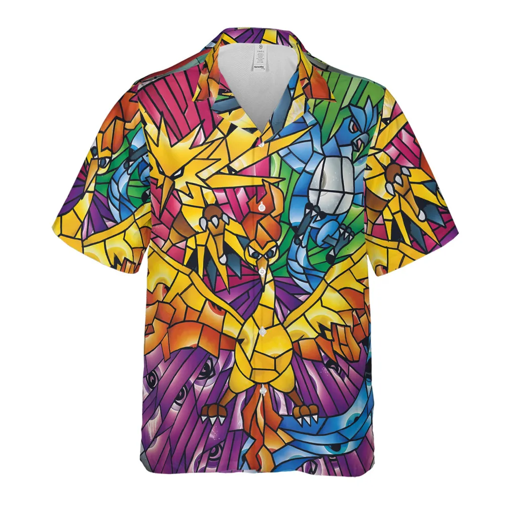 Legendary Birds Pokemon Hawaiian Shirt - 2