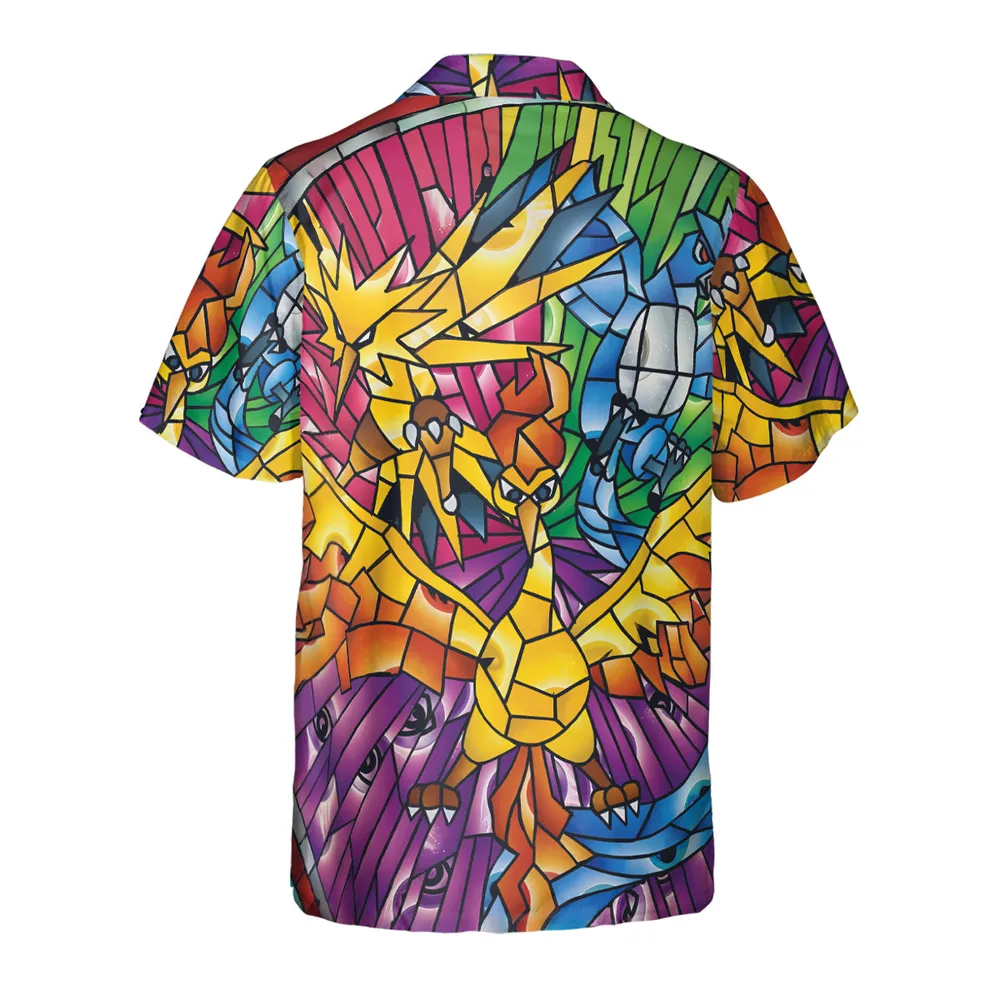 Legendary Birds Pokemon Hawaiian Shirt - 3