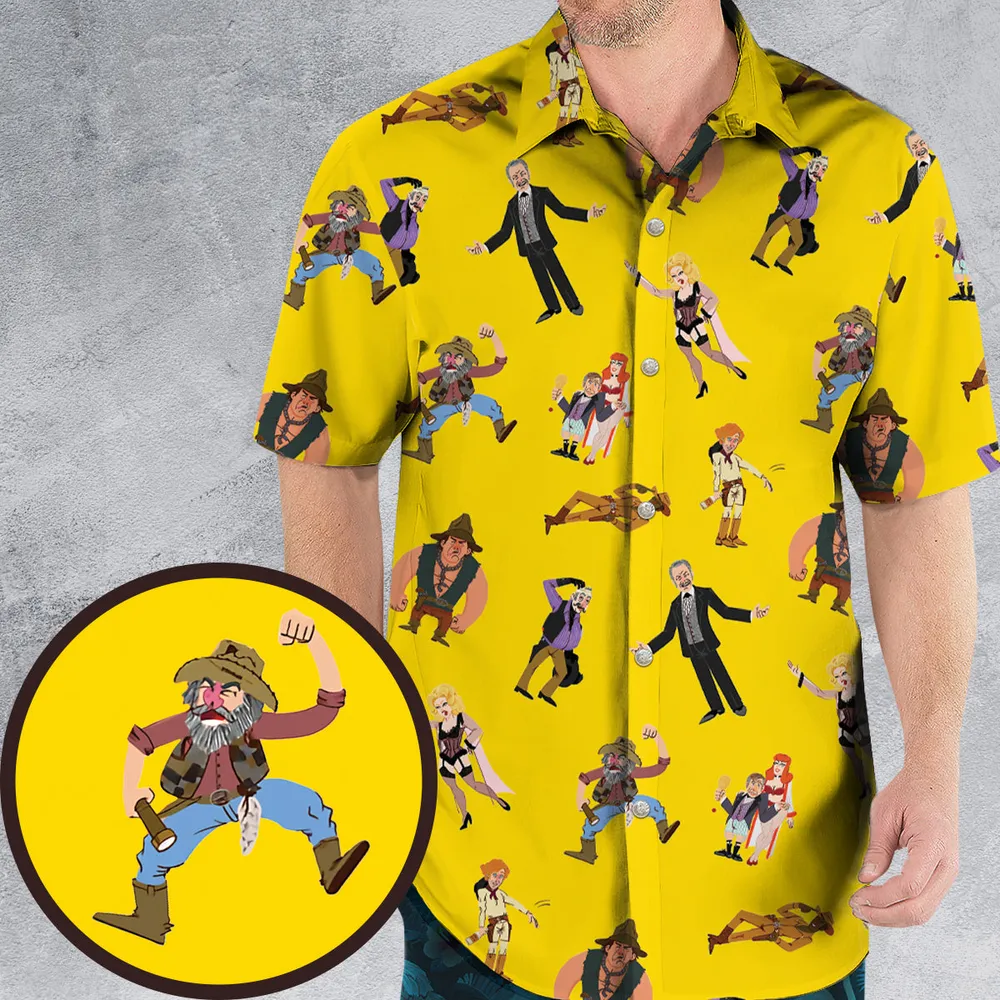 Blazing Saddles Characters Hawaiian Shirt - 1