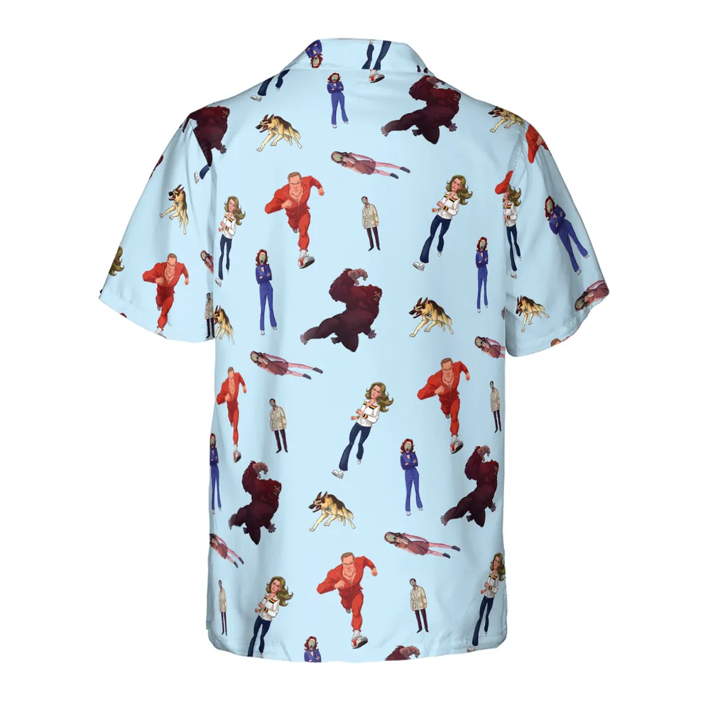 The Six Million Dollar Man and the Bionic Woman Hawaiian Shirt - 3