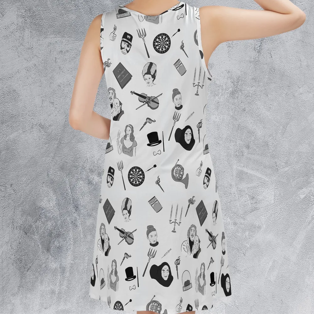 Pronounce Fronkenstein Young Frankenstein Sleeveless Dress - 3
