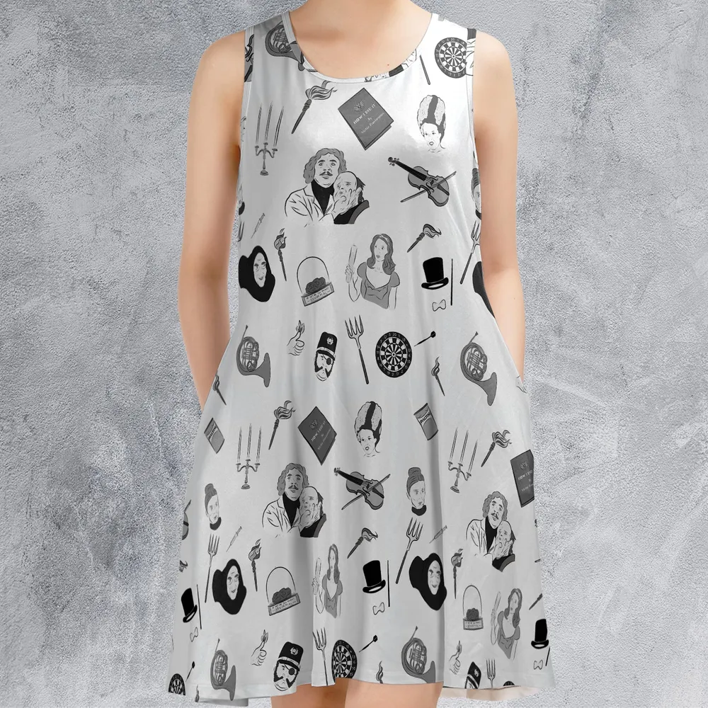 Pronounce Fronkenstein Young Frankenstein Sleeveless Dress - 2