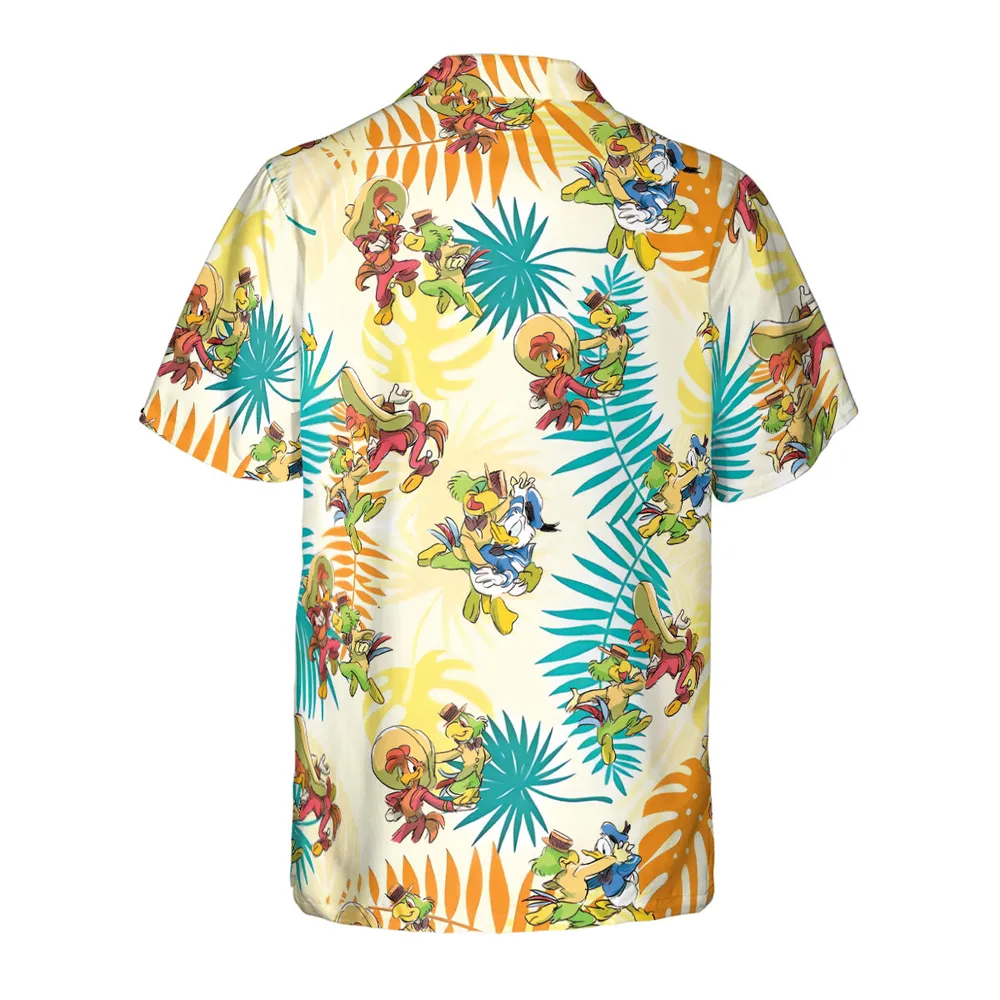 Tropical The Three Caballeros Hawaiian Shirt - 3