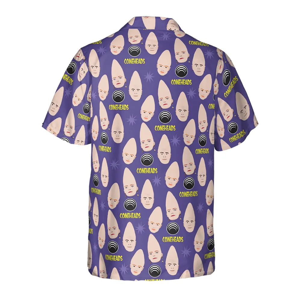 Coneheads Aykroyd Retro 90's Comedy Hawaiian Shirt - 3