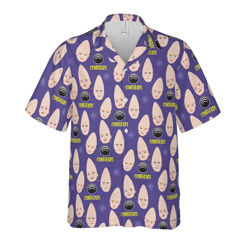 Coneheads Aykroyd Retro 90's Comedy Hawaiian Shirt - 2