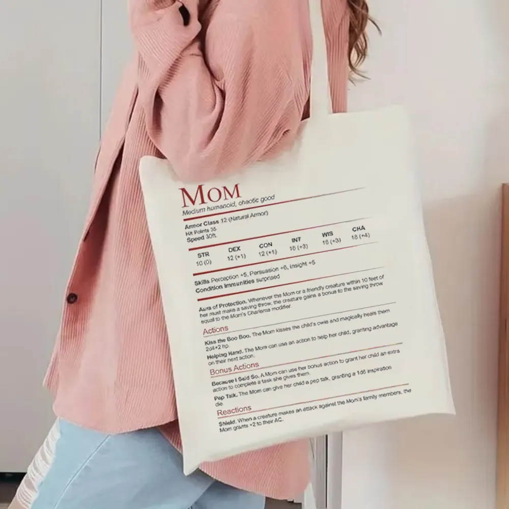 Mom Stats Tote Bag - 1