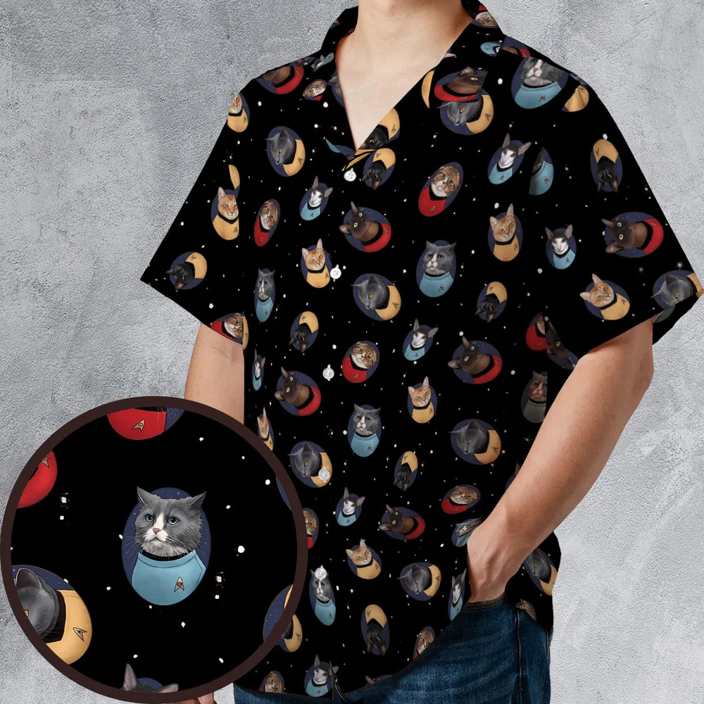 Live Long and Paws-purr Star Trek Hawaiian Shirt - 1