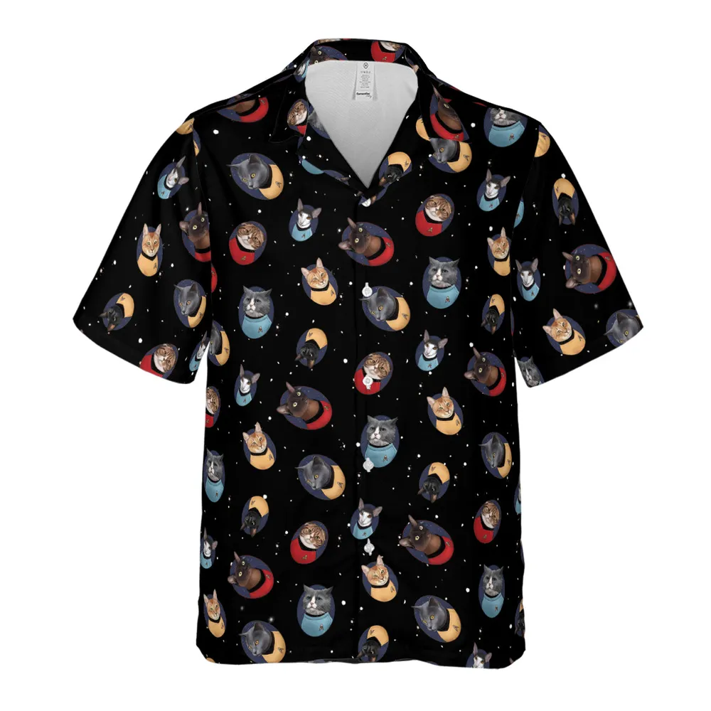 Live Long and Paws-purr Star Trek Hawaiian Shirt - 2