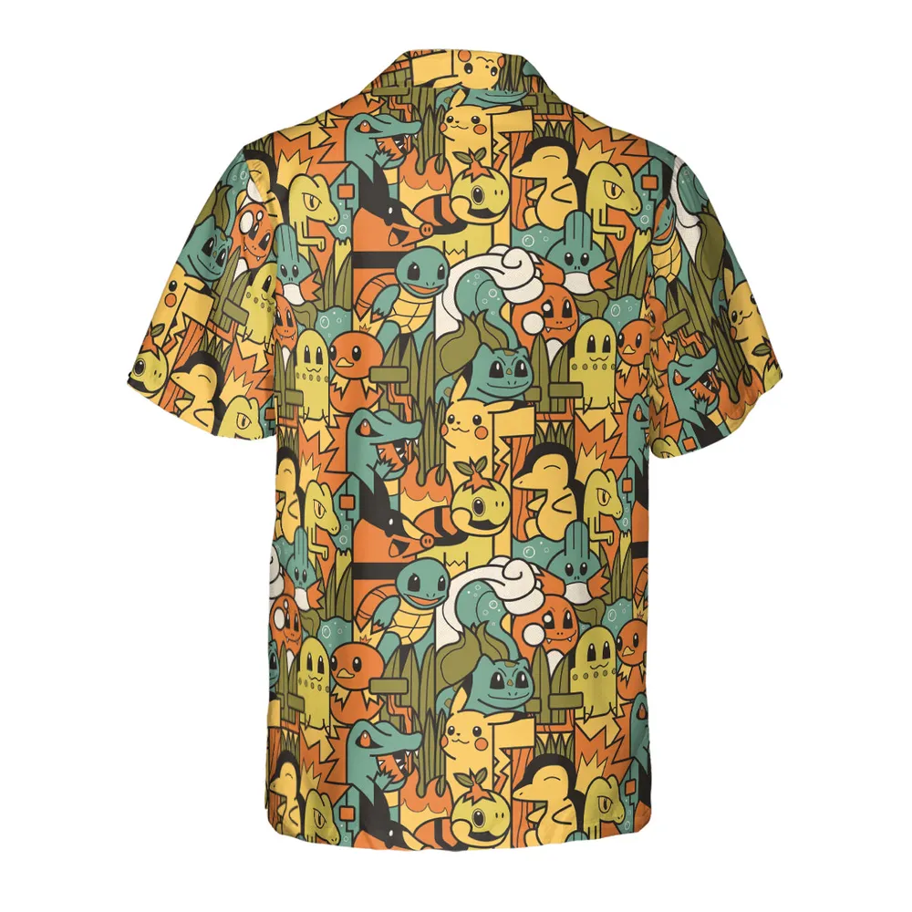 Power Starter Colors Pokemon Hawaiian Shirt - 3
