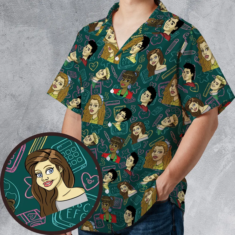 Class of 93' Saved By The Bell Hawaiian Shirt - 1