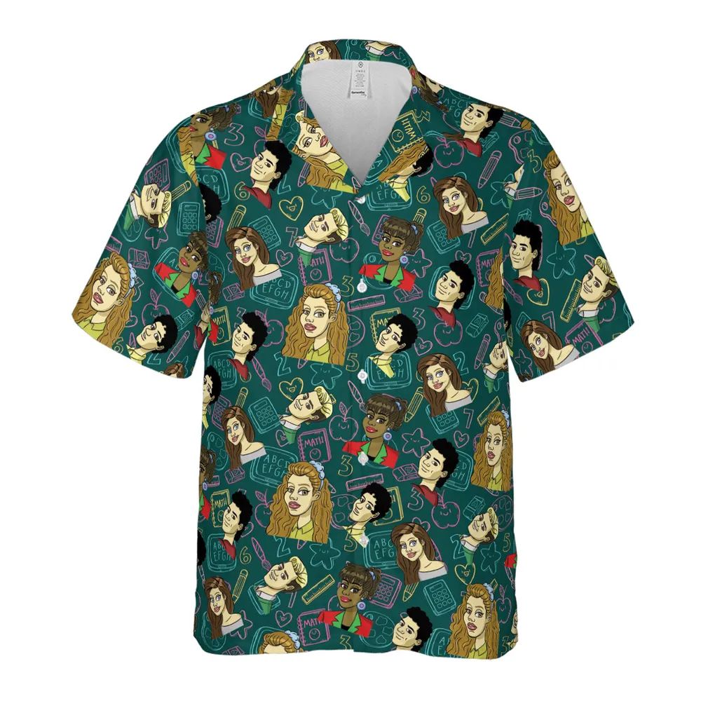 Class of 93' Saved By The Bell Hawaiian Shirt - 2