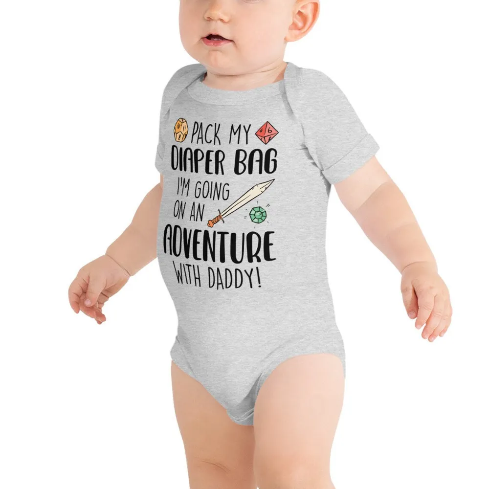 Pack My Diaper Bag Baby Bodysuit - 1