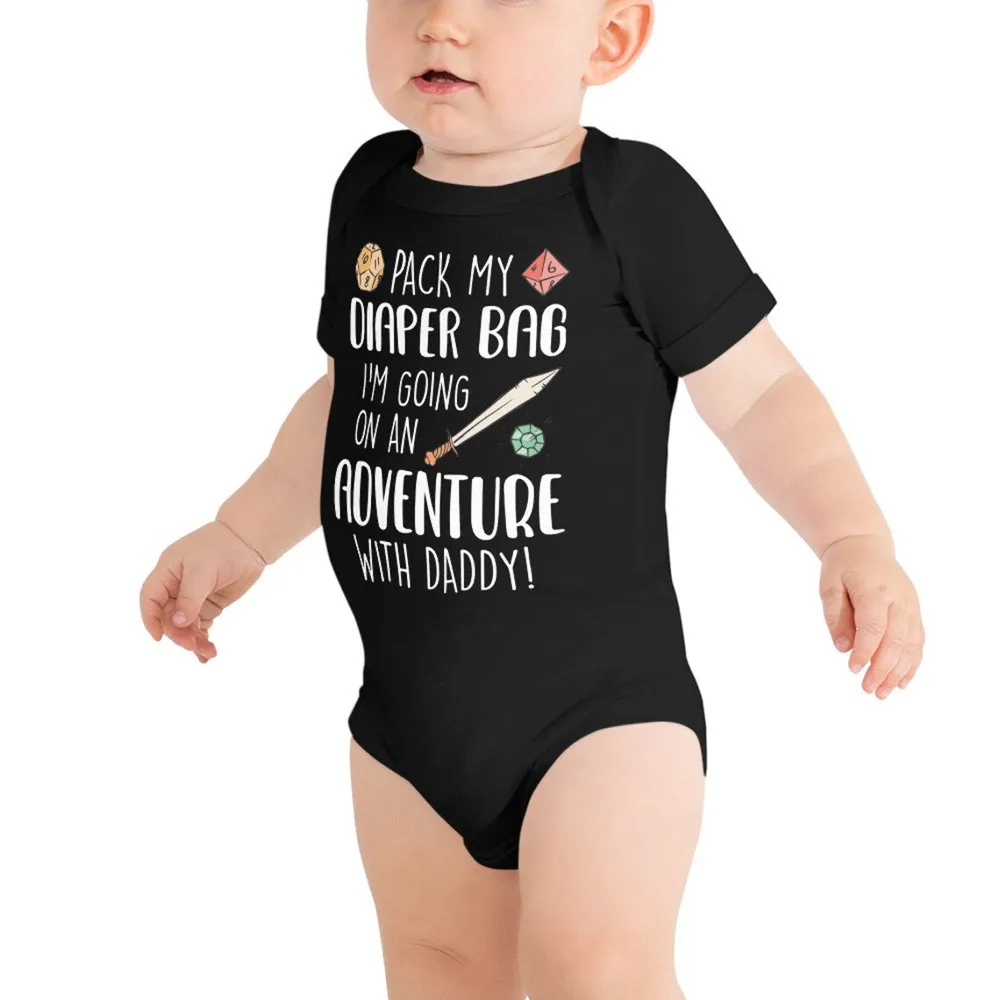 Pack My Diaper Bag Baby Bodysuit - 3