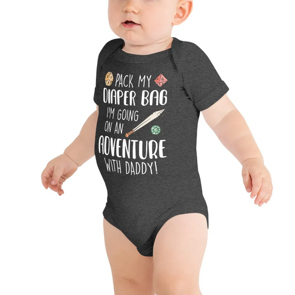 Pack My Diaper Bag Baby Bodysuit - 5