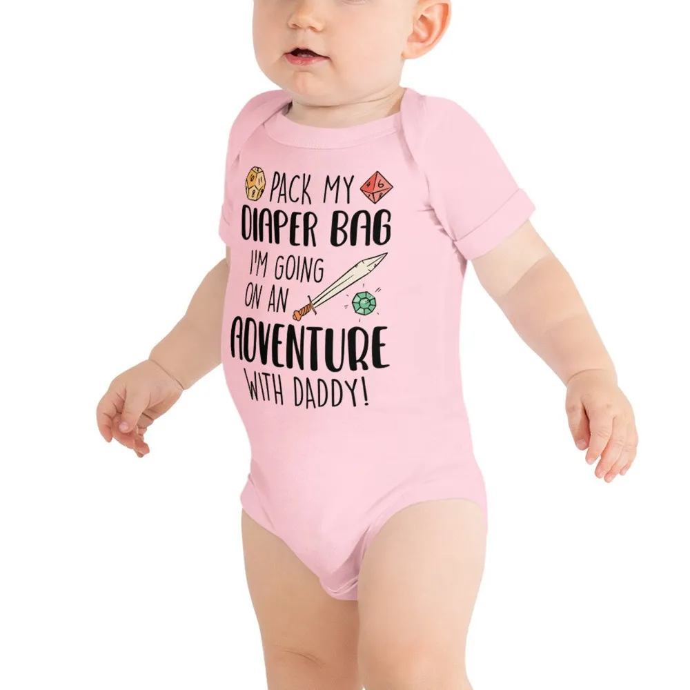 Pack My Diaper Bag Baby Bodysuit - 7