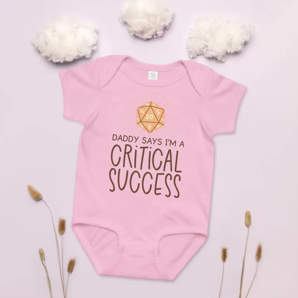 Daddy Says I'm A Critical Success Baby Bodysuit - 2