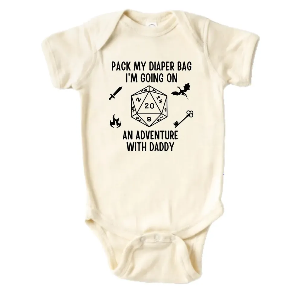 Pack My Diaper Bag 2 Baby Bodysuit - 3