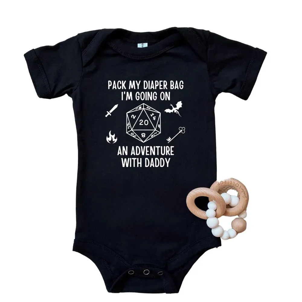 Pack My Diaper Bag 2 Baby Bodysuit - 1