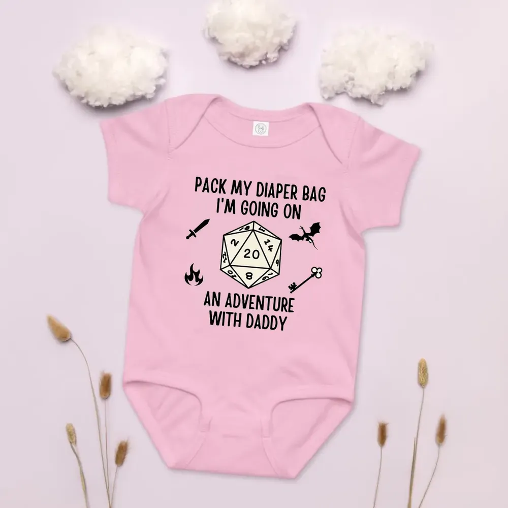 Pack My Diaper Bag 2 Baby Bodysuit - 4