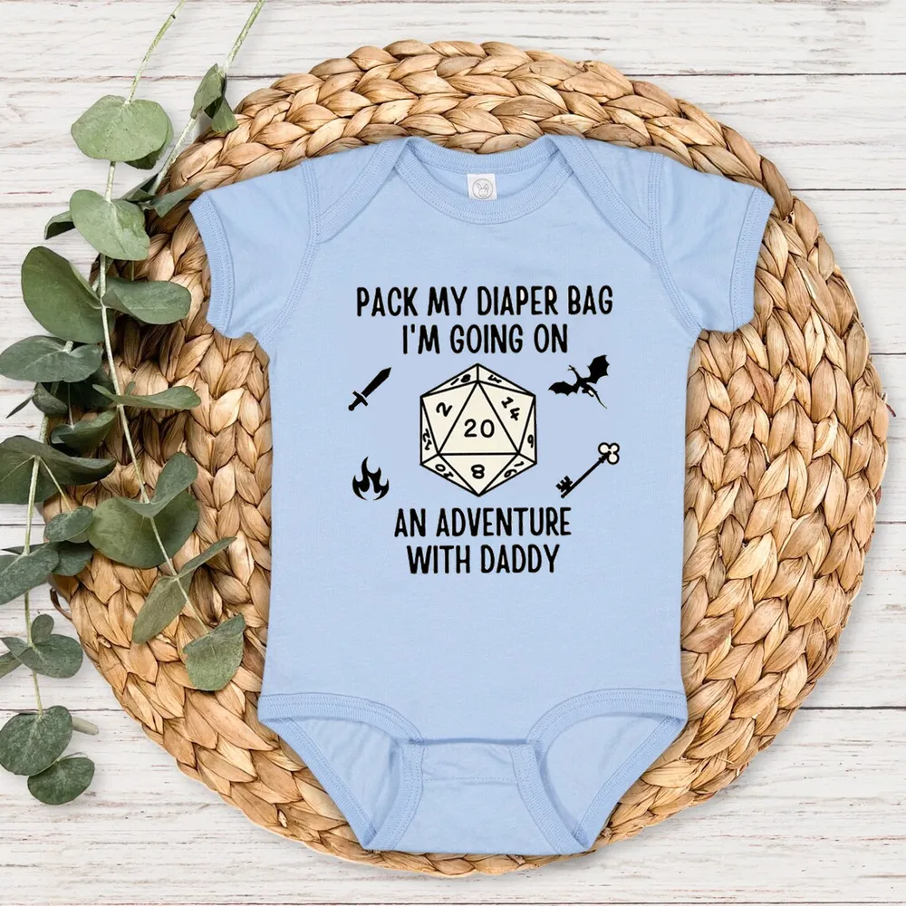 Pack My Diaper Bag 2 Baby Bodysuit - 5