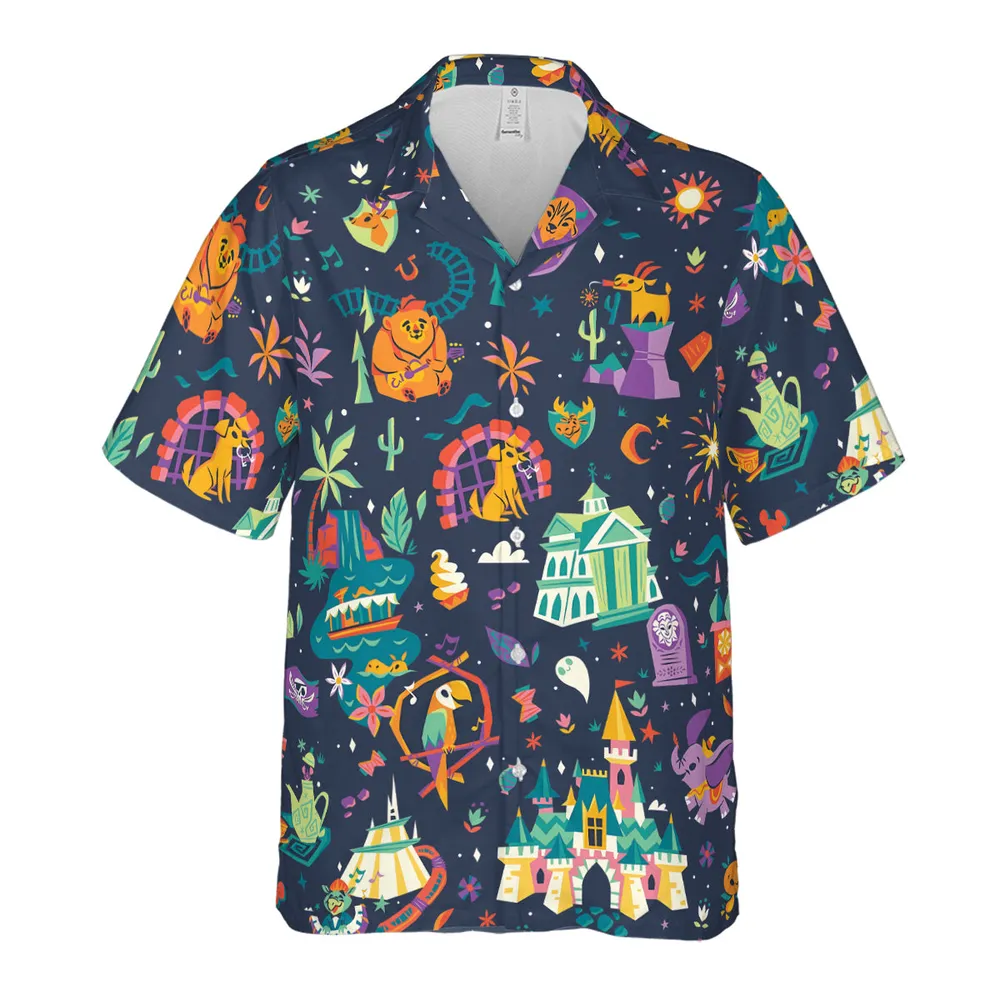 Magic Kingdom Theme Hawaiian Shirt - 2