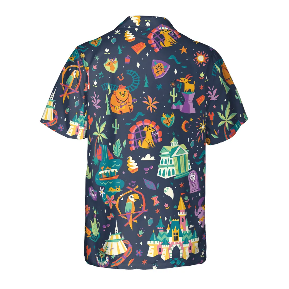 Magic Kingdom Theme Hawaiian Shirt - 3