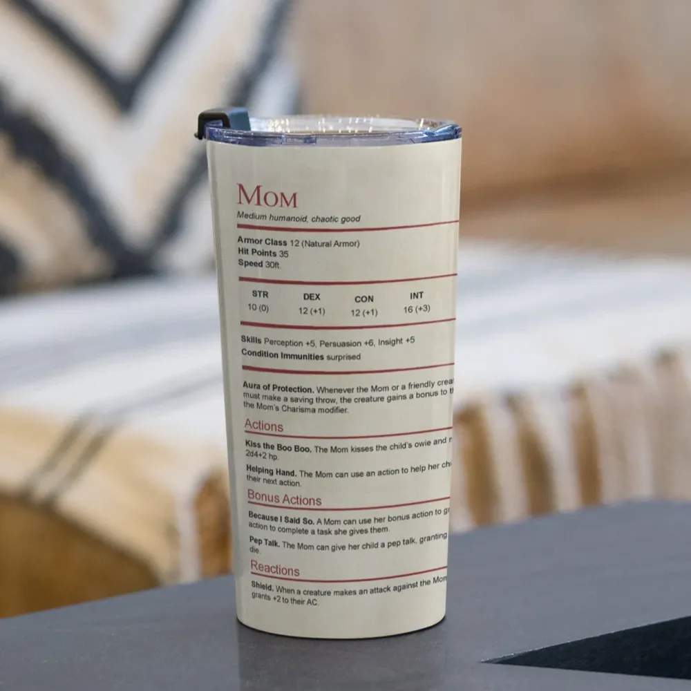 Mom Stats Tumbler - 1