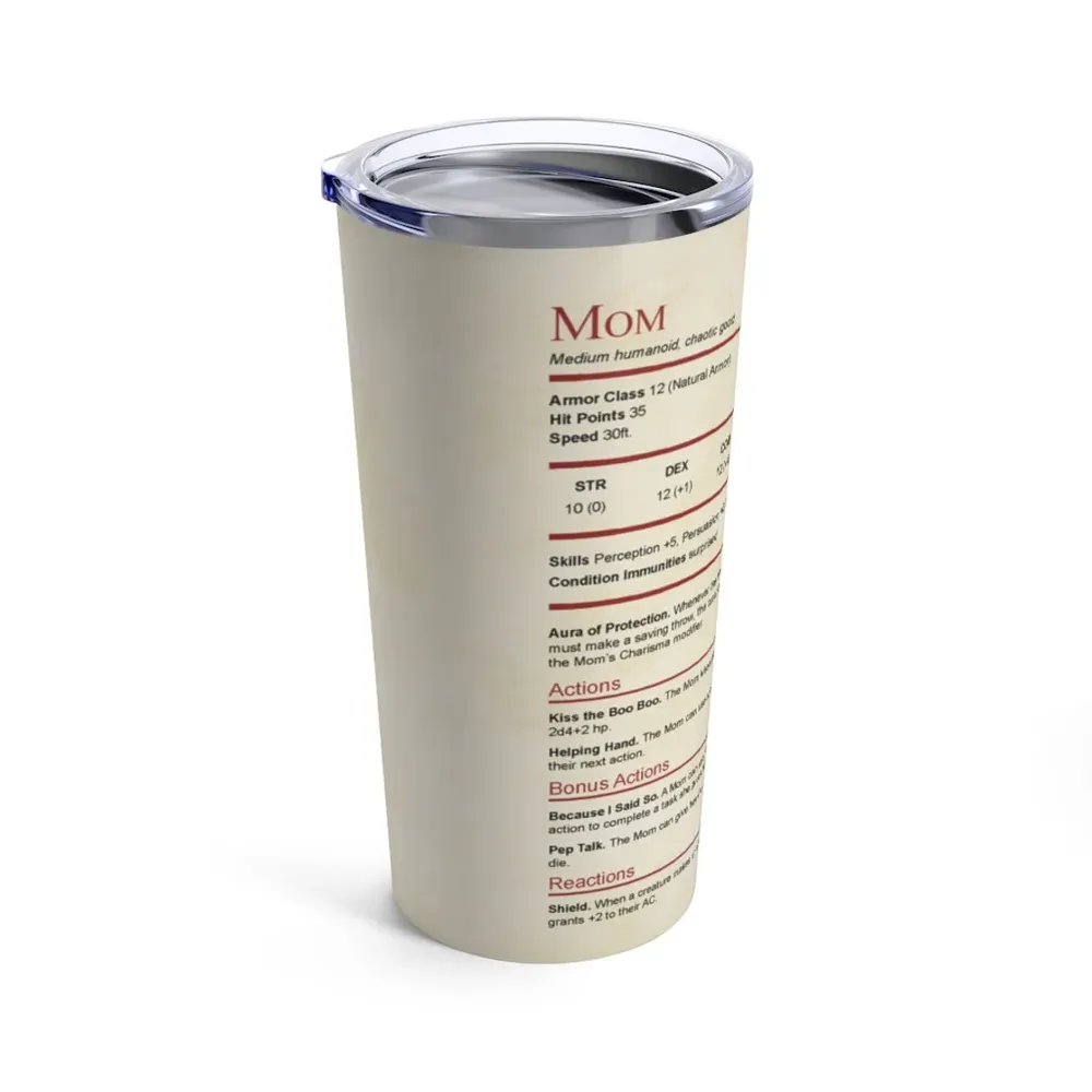 Mom Stats Tumbler - 3