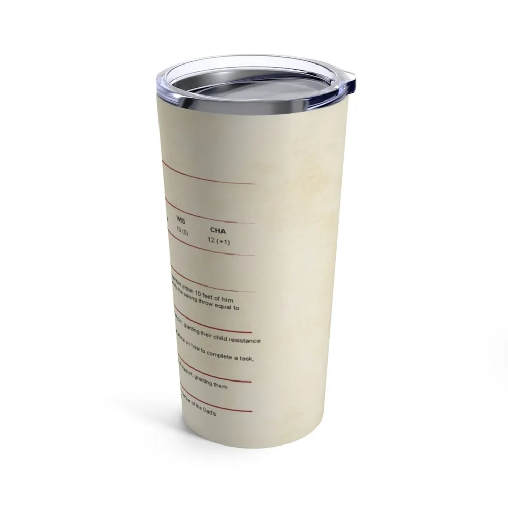 Dad Stats Tumbler - 4