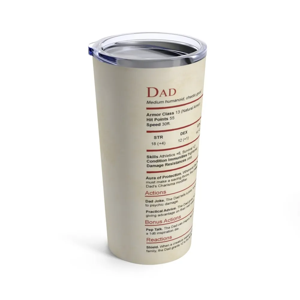 Dad Stats Tumbler - 2