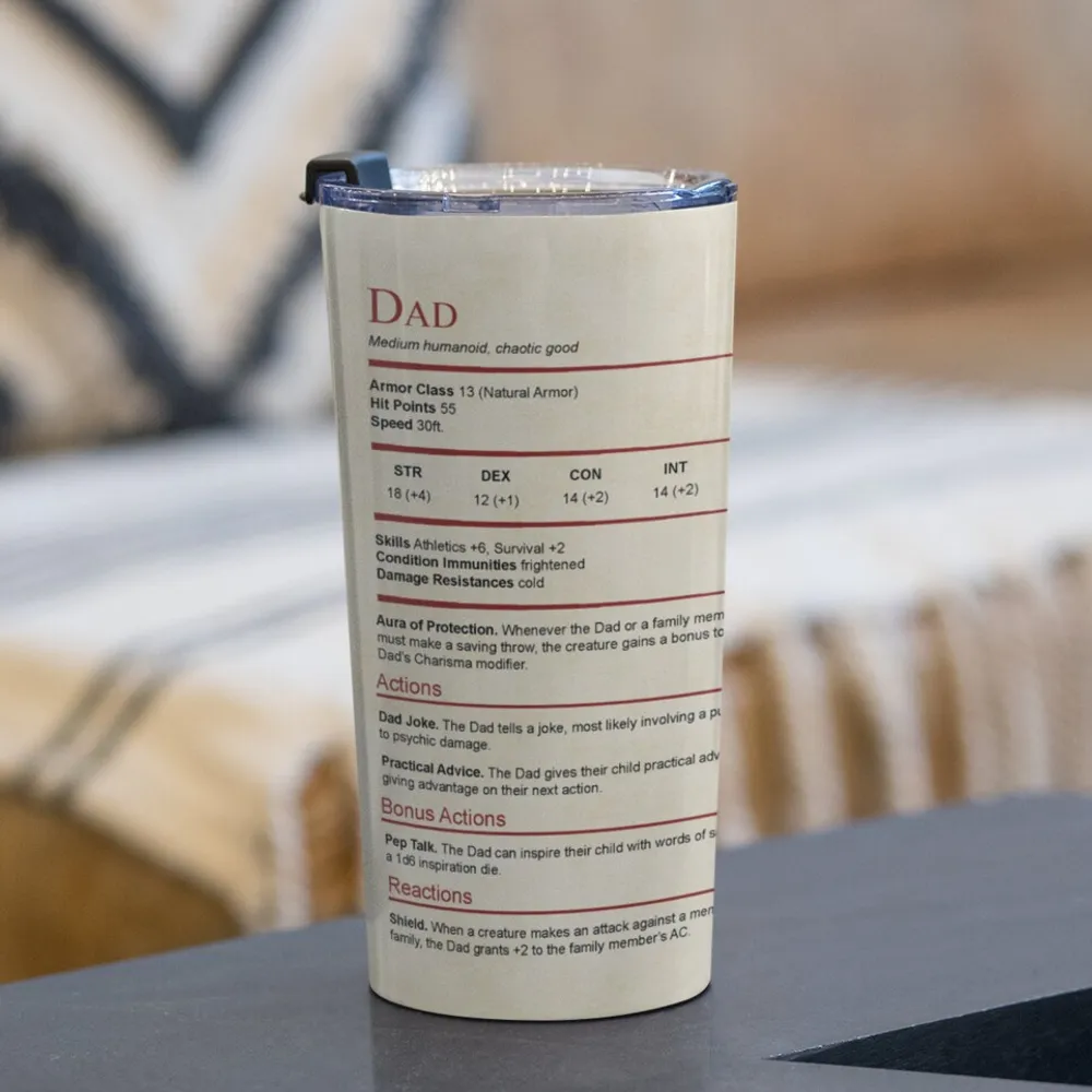 Dad Stats Tumbler - 1