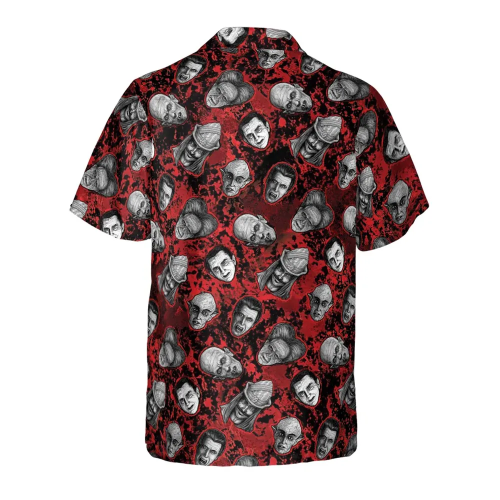 Many Faces Of Dracula Hawaiian Shirt - 3