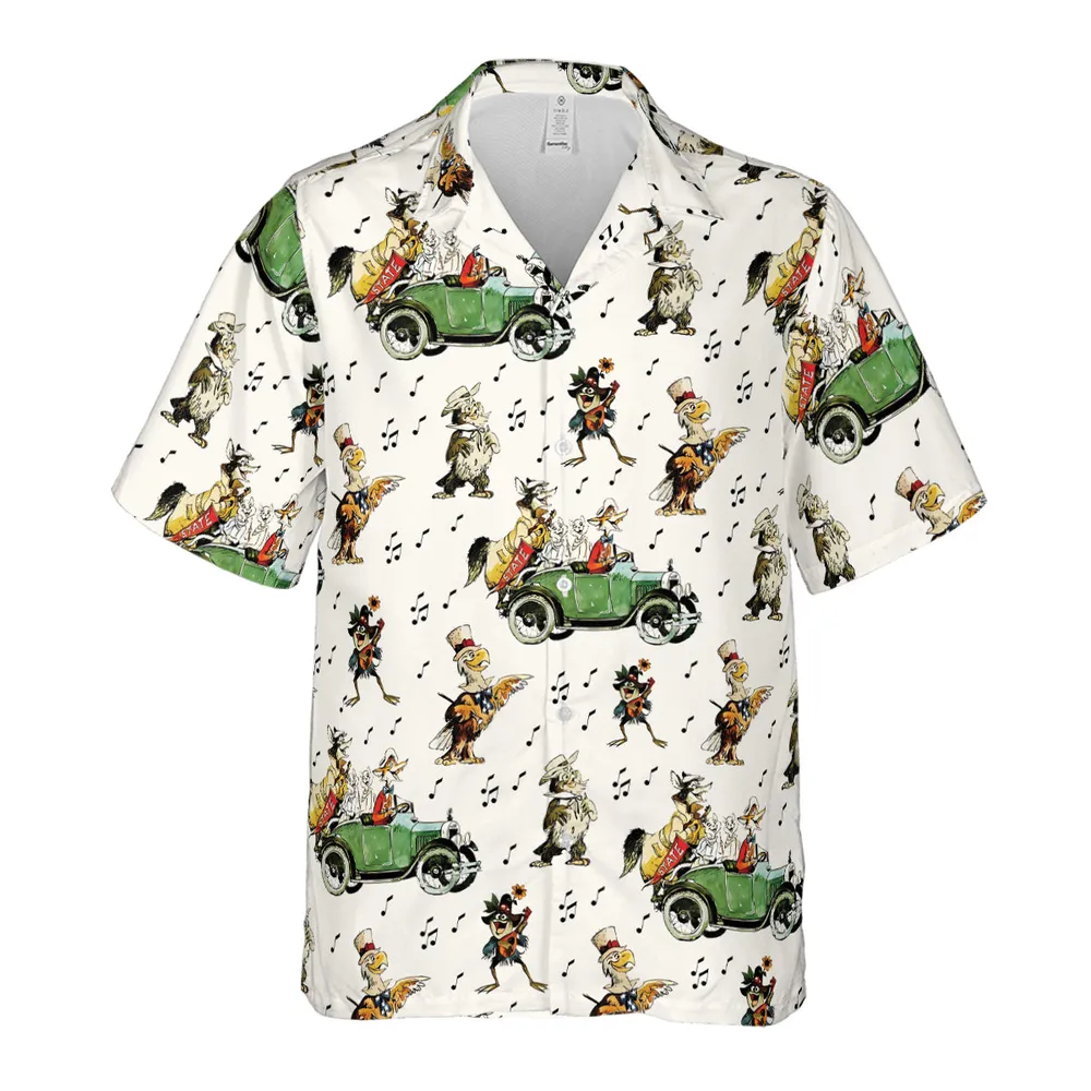 America Sings Characters Hawaiian Shirt - 2