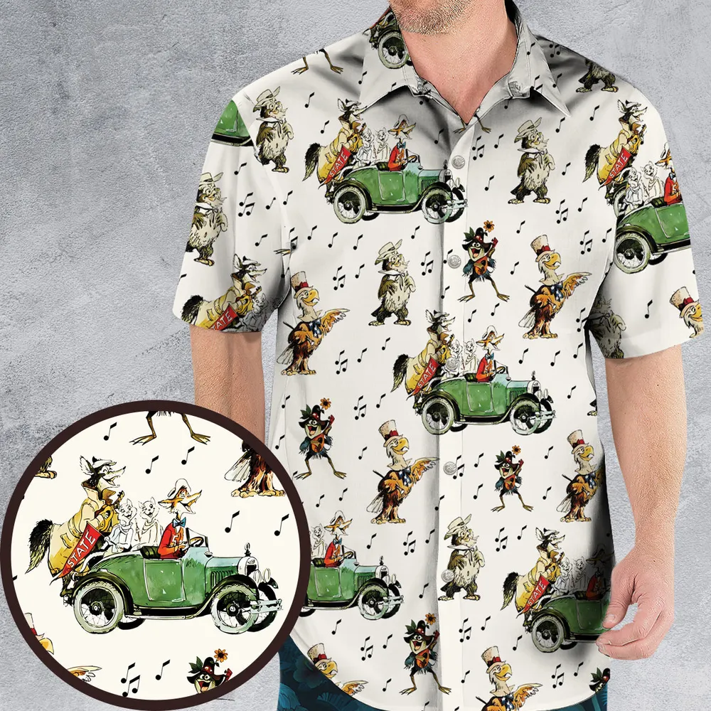 America Sings Characters Hawaiian Shirt - 1