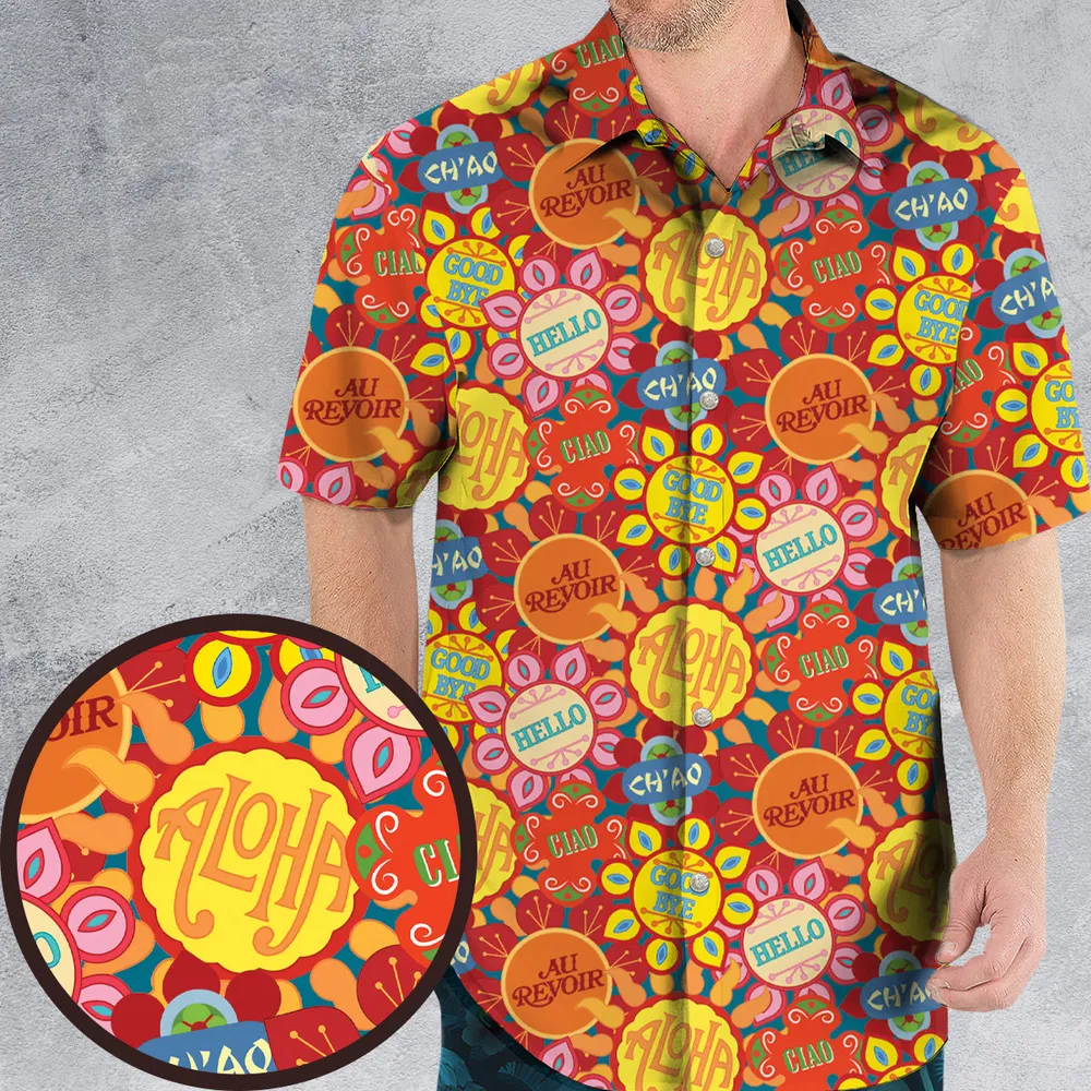 It's a Small World Flowers Hawaiian Shirt - 1