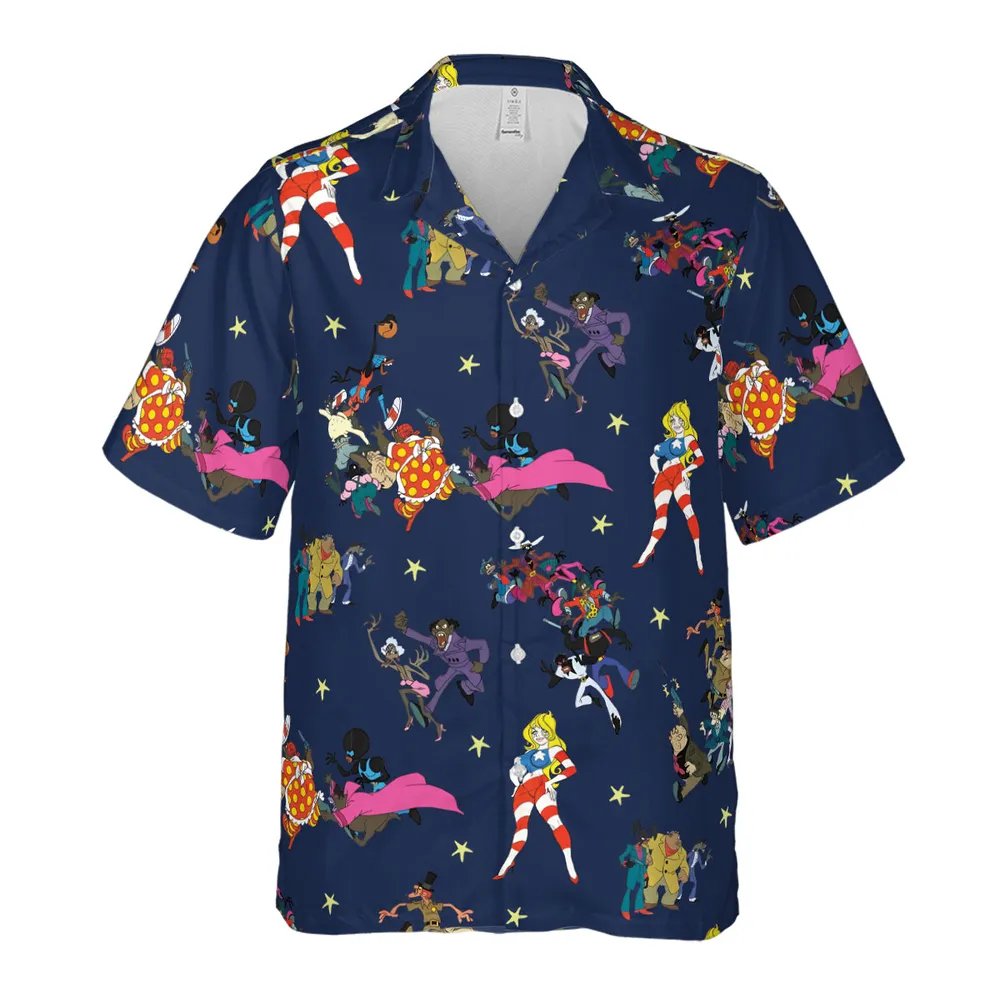 Coonskin Characters Ralph Baskin Hawaiian Shirt - 2