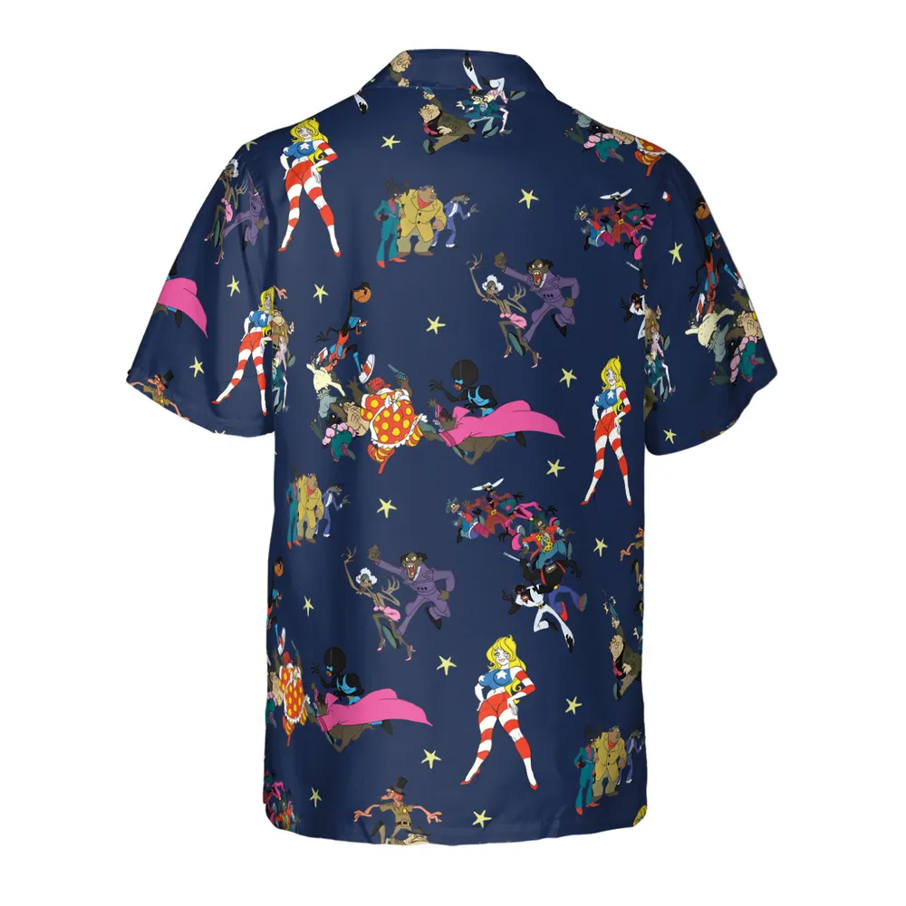 Coonskin Characters Ralph Baskin Hawaiian Shirt - 3