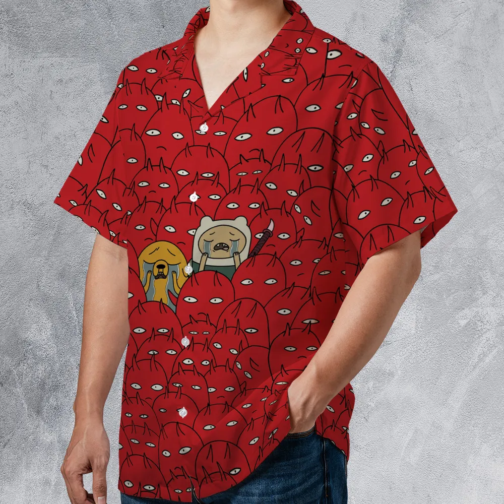 At Hell Adventure Time Hawaiian Shirt - 1