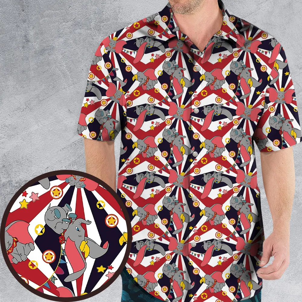Dumbo's Circus Hawaiian Shirt - 1
