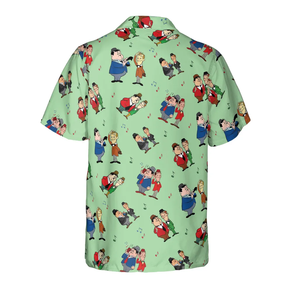 Another Fine Mess Laurel And Hardy Hawaiian Shirt - 3