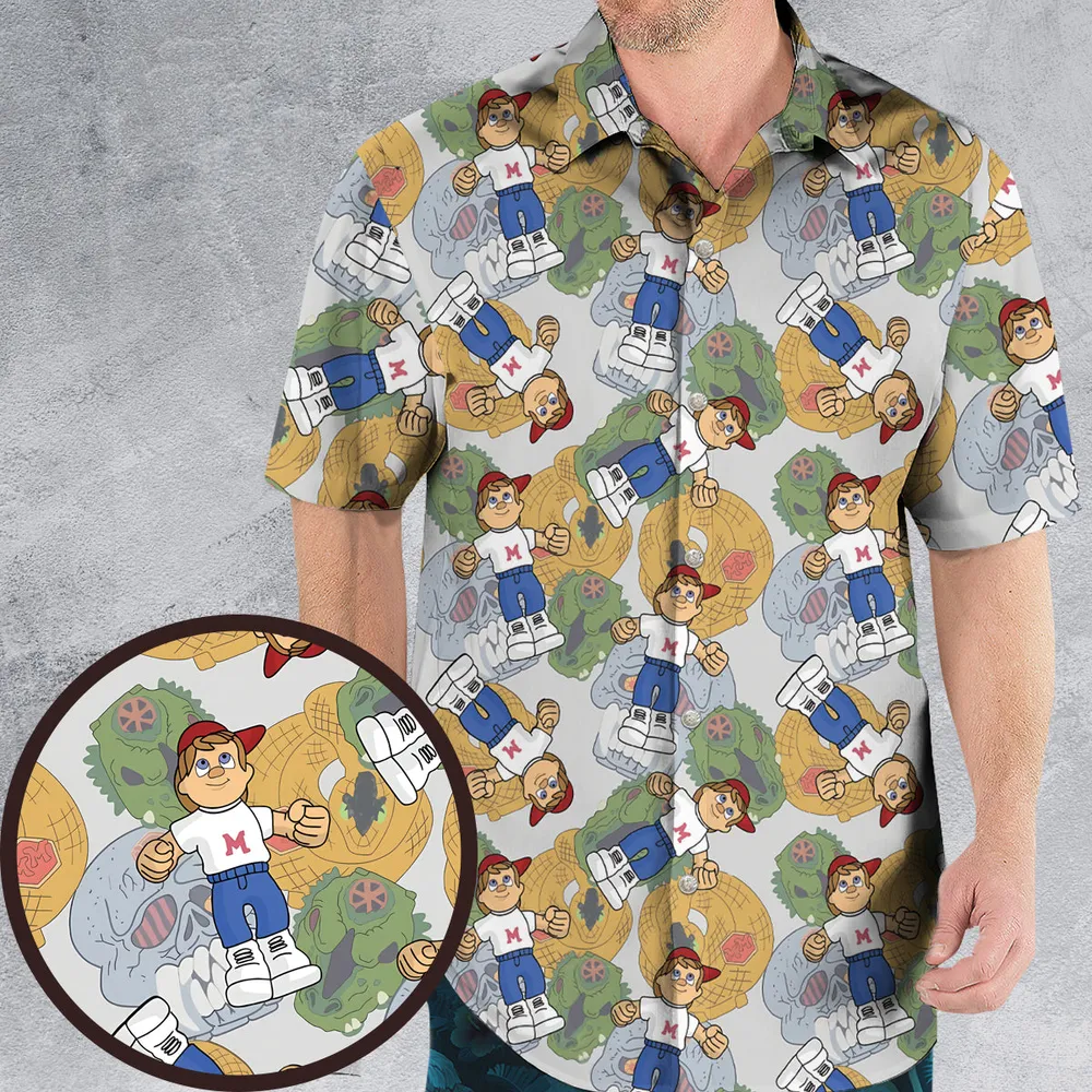 Mighty Max Monster Hawaiian Shirt - 1