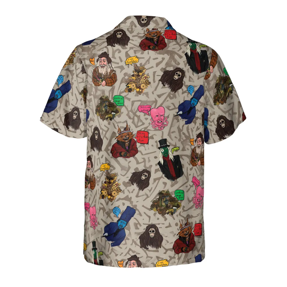 Look At Them Shine Mighty Boosh Hawaiian Shirt - 3