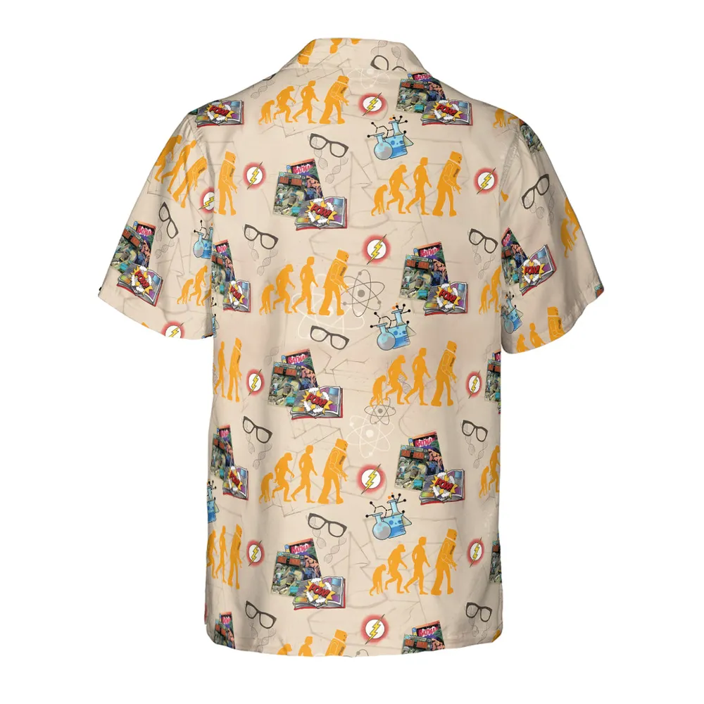 Geek Alert The Big Bang Theory Hawaiian Shirt - 3