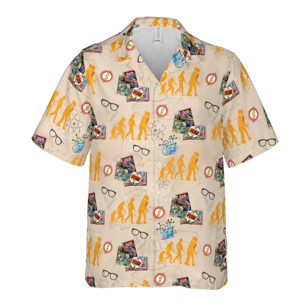Geek Alert The Big Bang Theory Hawaiian Shirt - 2