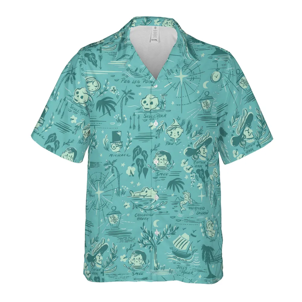 Forever Neverland Peter Pan Hawaiian Shirt - 2