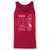 Wife Stats 2 Unisex Jersey Tank - Red - 11