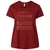 Veterinarian Stats Ladies Curvy Jersey - Cardinal - 10