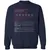Veterinarian Stats Classic Unisex Sweatshirt - Navy - 2