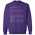 Veterinarian Stats Classic Unisex Sweatshirt - Purple - 6